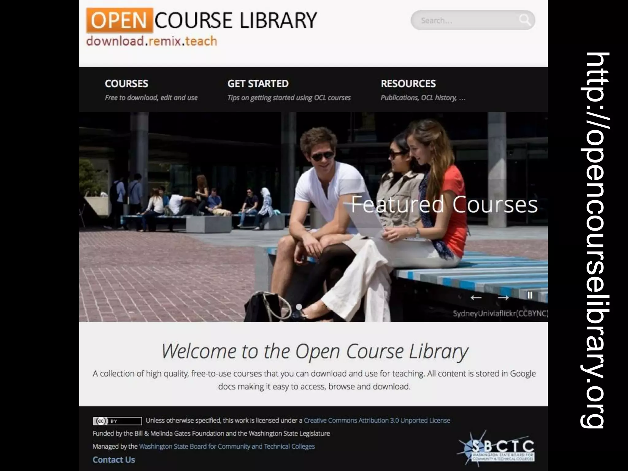 California Community Colleges require
Creative Commons Attribution for
Chancellor’s Office Grants & Contracts
 