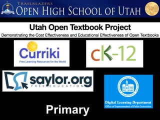 Open Educational Resources (OER)
 
