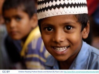Children Reading Pratham Books and Akshara By Ryan Lobo http://www.flickr.com/photos/prathambooks/3291CC BY
 
