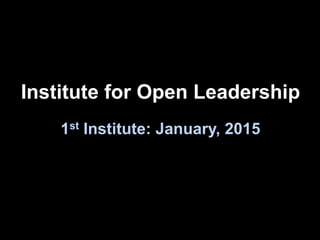 the opposite of open isn’t “closed”
 