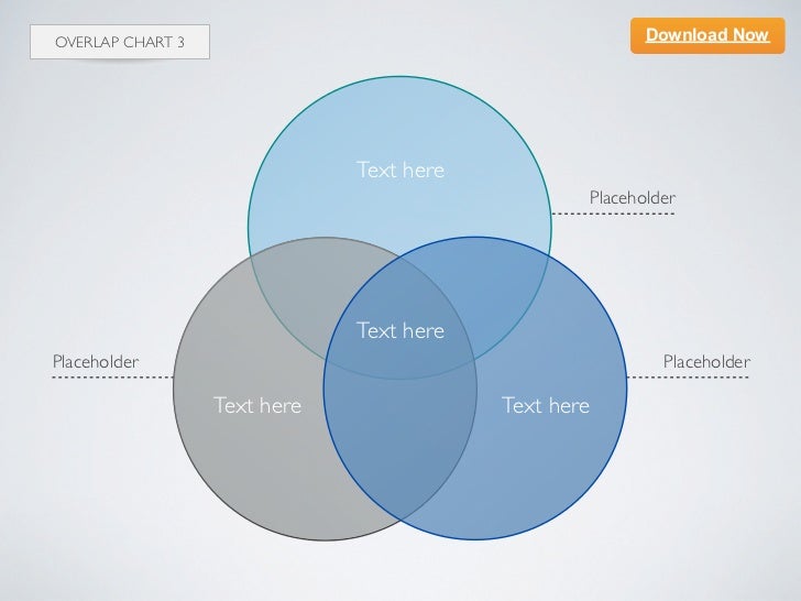 [Keynote template] Overlap Chart 3
