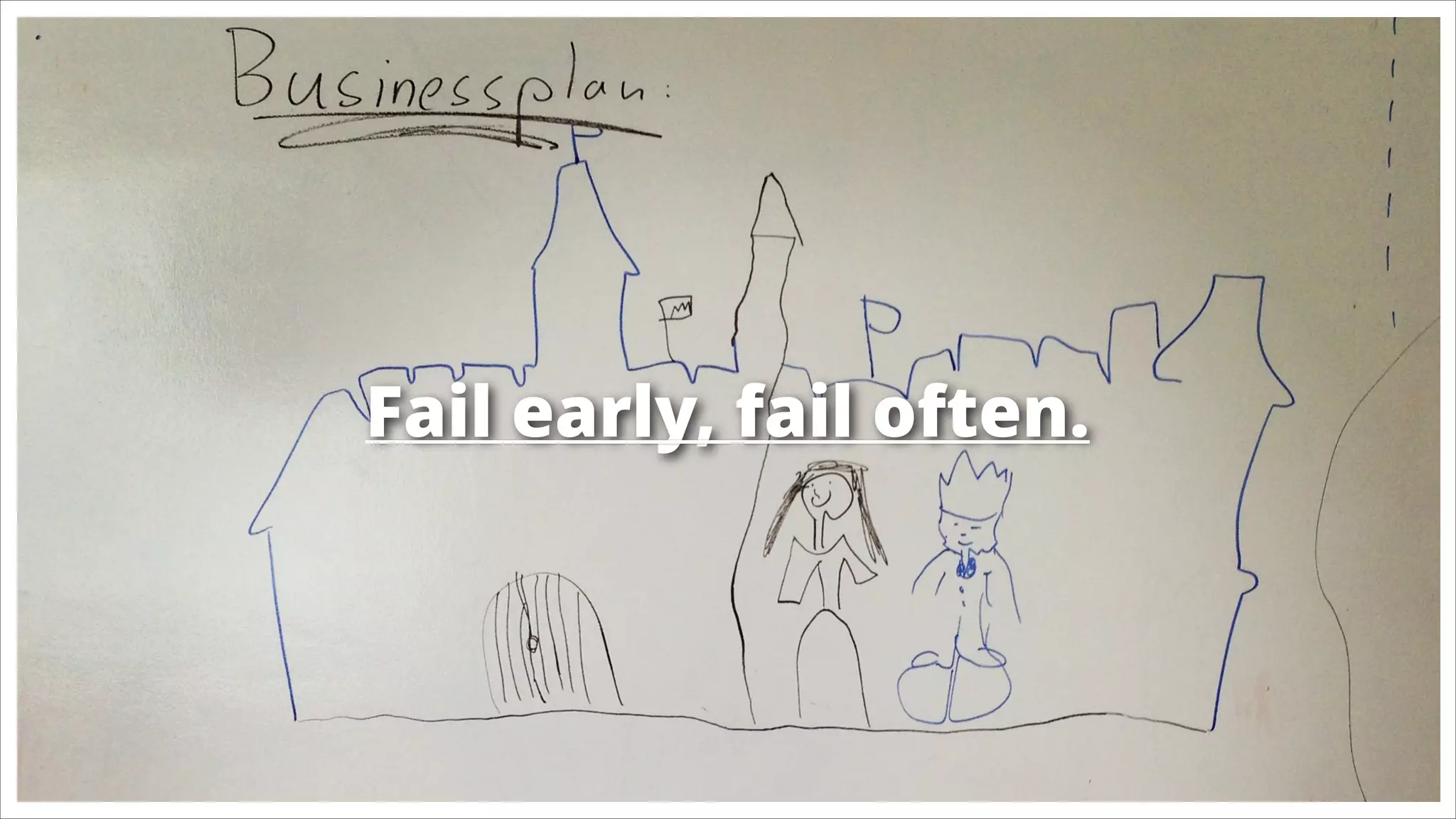 Fail early, fail often.

 