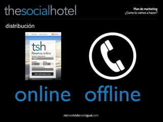 distribución online offline 