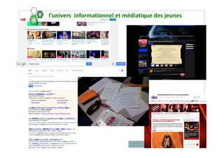 l’univers  informationnel et médiatique des jeunes
Elisabeth Schneider, ESPE-Caen
 