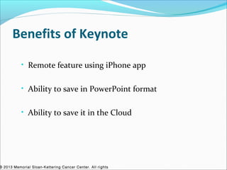 Key Note Features Keynote presentation | PPT