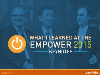Keynote Quotes | Empower 2015