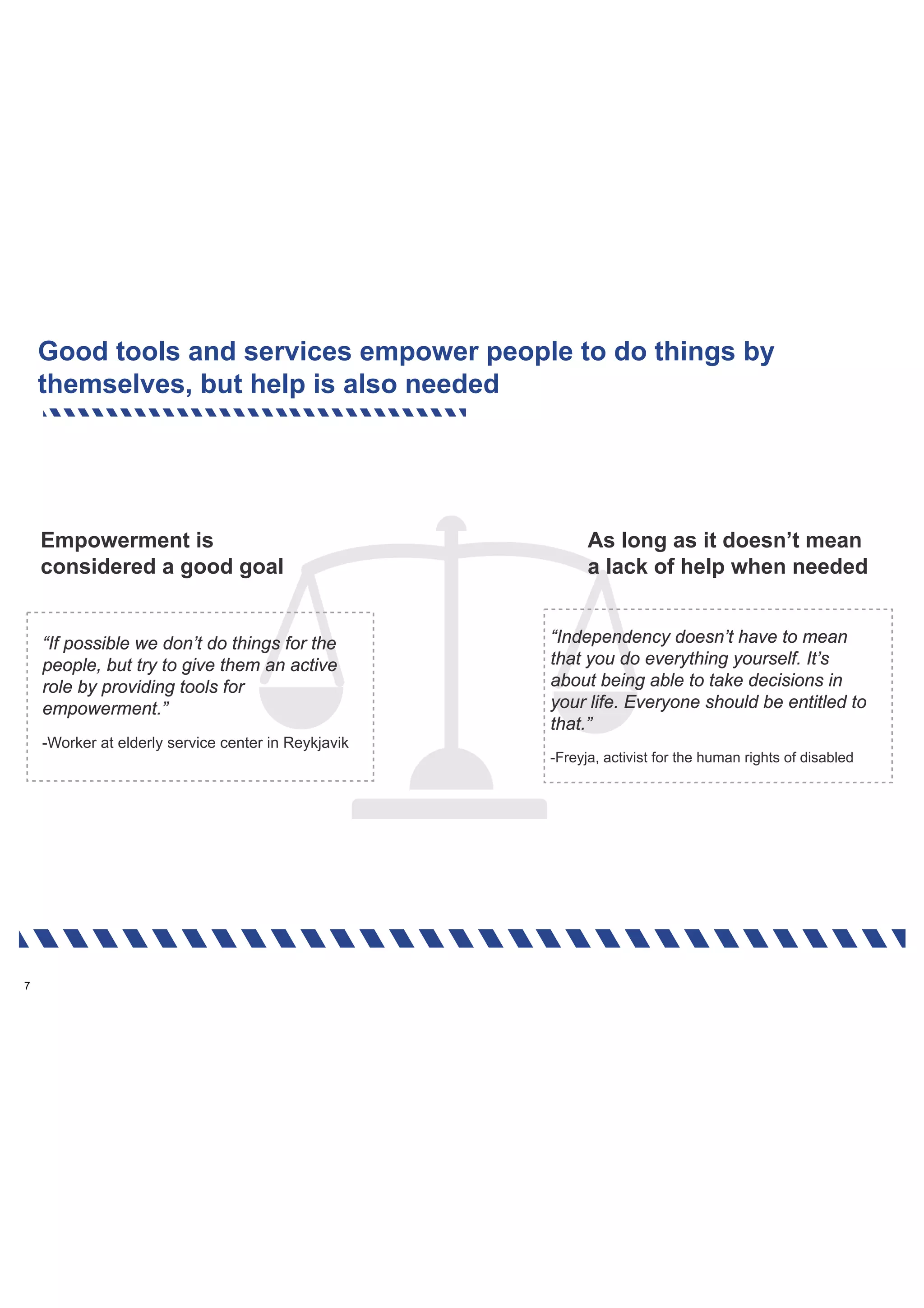 END USERS
Perhaps you as an end user have plenty of ideas for
new products and services for people in a similar
situation like yourself? With the right partners you
can be the foundation of a future export success!
Or as a care professional, you might have come up
with innovative solutions for how to improve your
clients’ living situation – or making your own
working day easier?
We can help you turning your ideas
into reality, and offer you financial support,
mentoring and networking with relevant
players in the field.
As a problem solving end user you will
be able to obtain:
Help
developing
your
solutions
Innovation
partners
Financial
support
Better
solutions for
yourself
Sharing of
your
solutions
with others
Insights and
mentoring
 