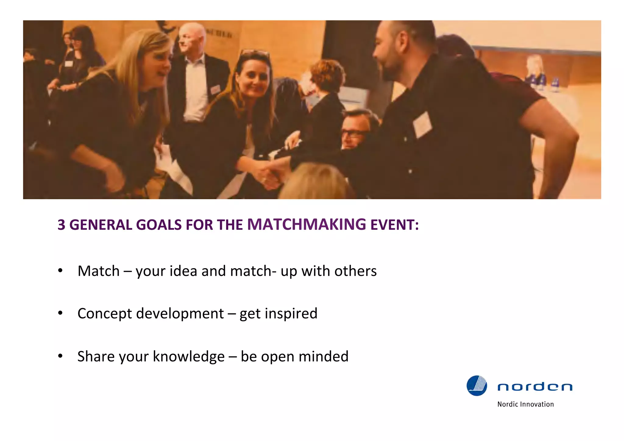 THE NORDIC INDEPENDENT LIVING CHALLENGE
The five Nordic capitals have joined forces to address
the issue of independent living for the elderly and
disabled. Together, we have created the Nordic
Independent Living Challenge, and we are inviting
new and established players to help us come up with
innovative solutions.
The competition will be launched in January 2015,
and we offer a main prize of 1 million NOK and special
awards for cross-Nordic collaboration and student
projects.
As a participant, you will be offered feedback,
mentoring, workshops and matchmaking events, and
you will get a unique opportunity to test your solution
with the Nordic capitals.
The competition aims to enable and enhance
independent living and the quality of life for the frail
elderly and for the disabled.
At the same time, we want to boost innovation and
collaboration in the welfare technology industry and
create a joint Nordic market.
The competition offers
... as well as three grand prizes
End user
insights
Process
assistance
Mentoring
and
sparring
100,000
Student
Award
Real-life
testing
Marketing
help
Financial
support
1,000,000
Main Prize
200,000
Nordic
Collaboration
Award
 
