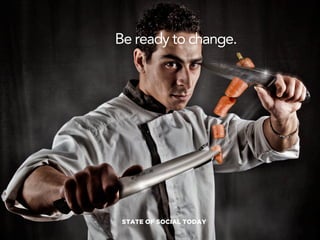 Be ready to change.




 STATE OF SOCIAL TODAY
 