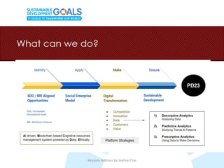 Keynote Address by Joyline Chai
 