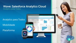 Wave: Salesforce Analytics Cloud
Analytics para Todos
Analytics para Todos
Mobilidade
Plataforma
 
