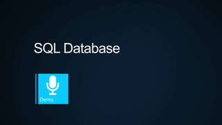SQL Database
 