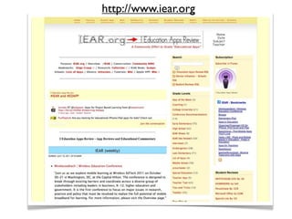 http://www.iear.org
 