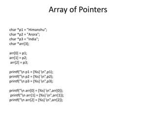 Keypoints c strings | PPT