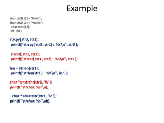 Keypoints c strings | PPT