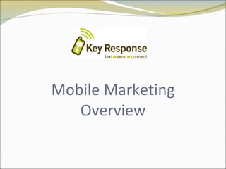 Mobile Marketing Overview 