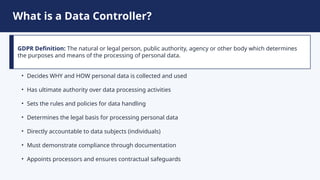 Data Controller vs Data Processor Key Differences | PPTX