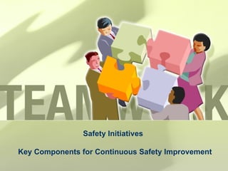 Safety Initiatives Key Components for Continuous Safety Improvement 
