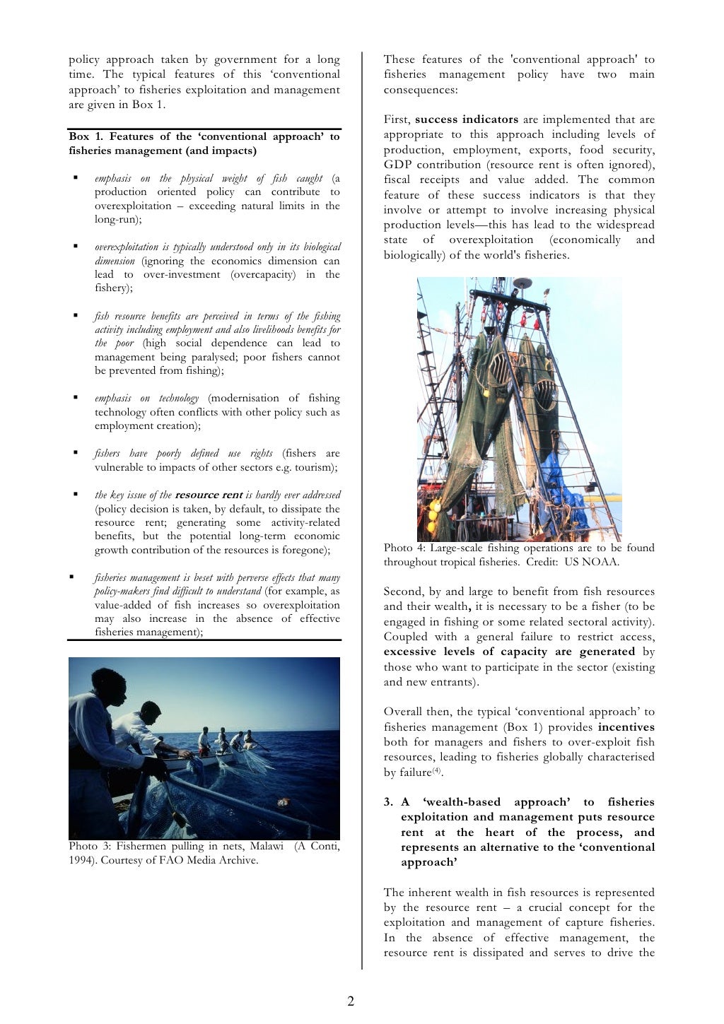 The Role of Fisheries in Economic Growth and Poverty Alleviation