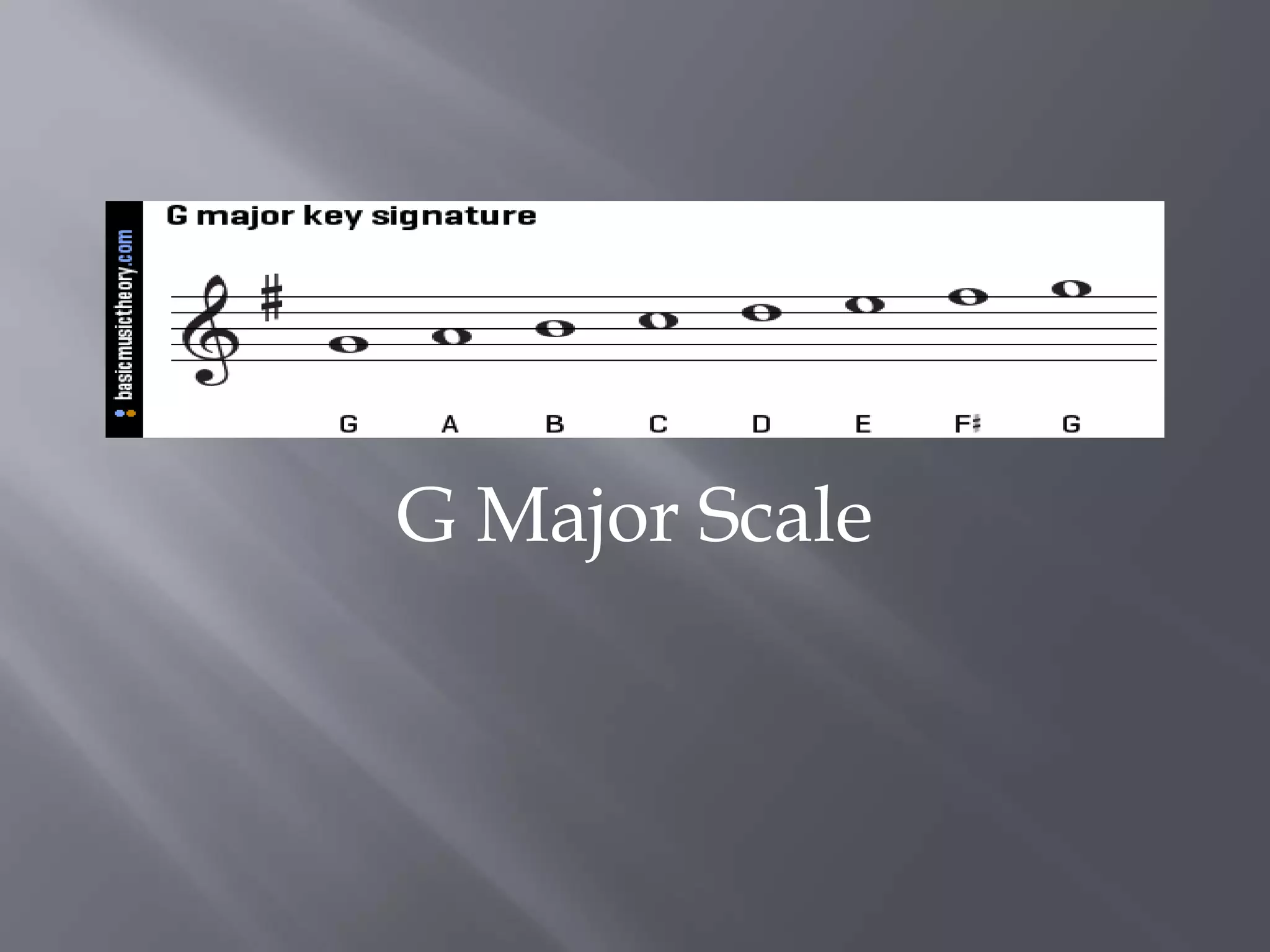 G Major Scale