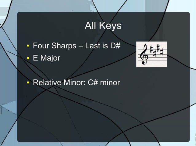 Key signatures (lesson 6) | ODP | Music | Entertainment