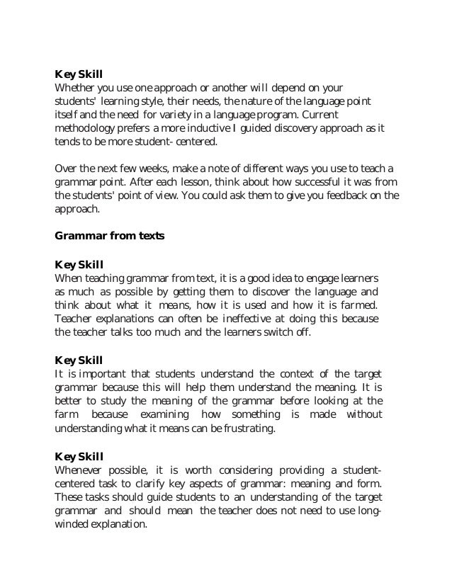 key skills