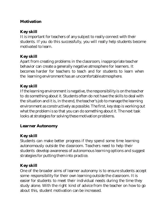 key skills