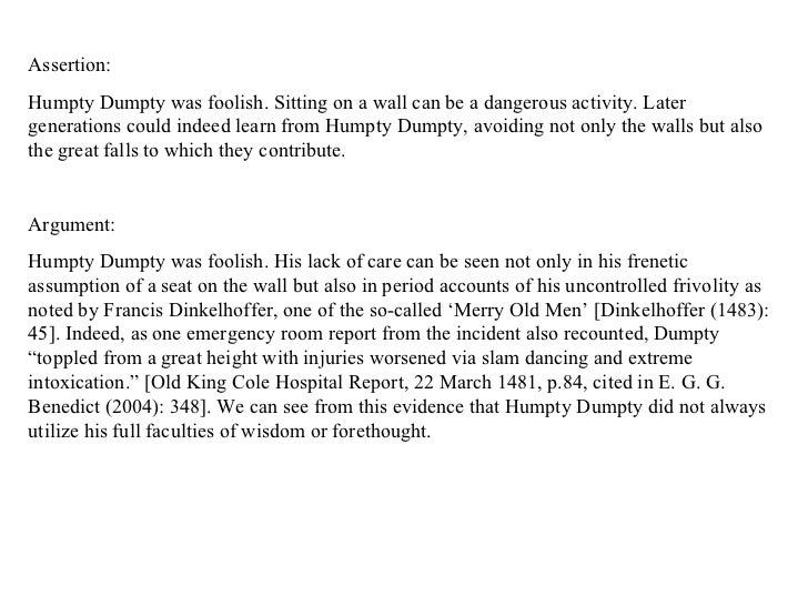 argument analysis essay