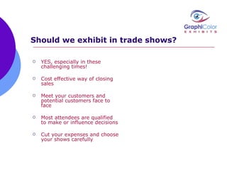 Keys to a successful trade show 2009 | PPT