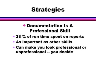 Keys to good documentation | PPT