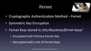 Deep Dive into Keystone Tokens and Lessons Learned | PPTX