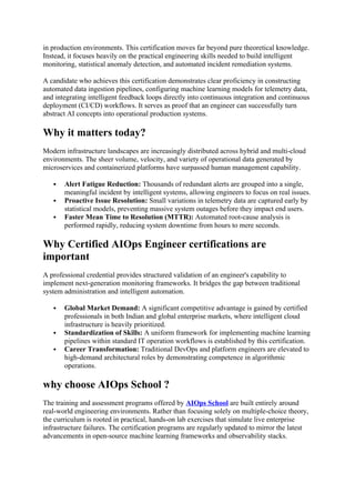 Key Strategies for Earning Your Certified AIOps Engineer Certification.docx