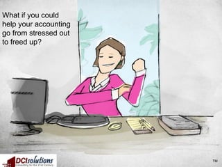 What if you could
help your accounting
go from stressed out
to freed up?




                       TM
 