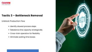 Key Tactics for Improving Production Efficiency | PDF