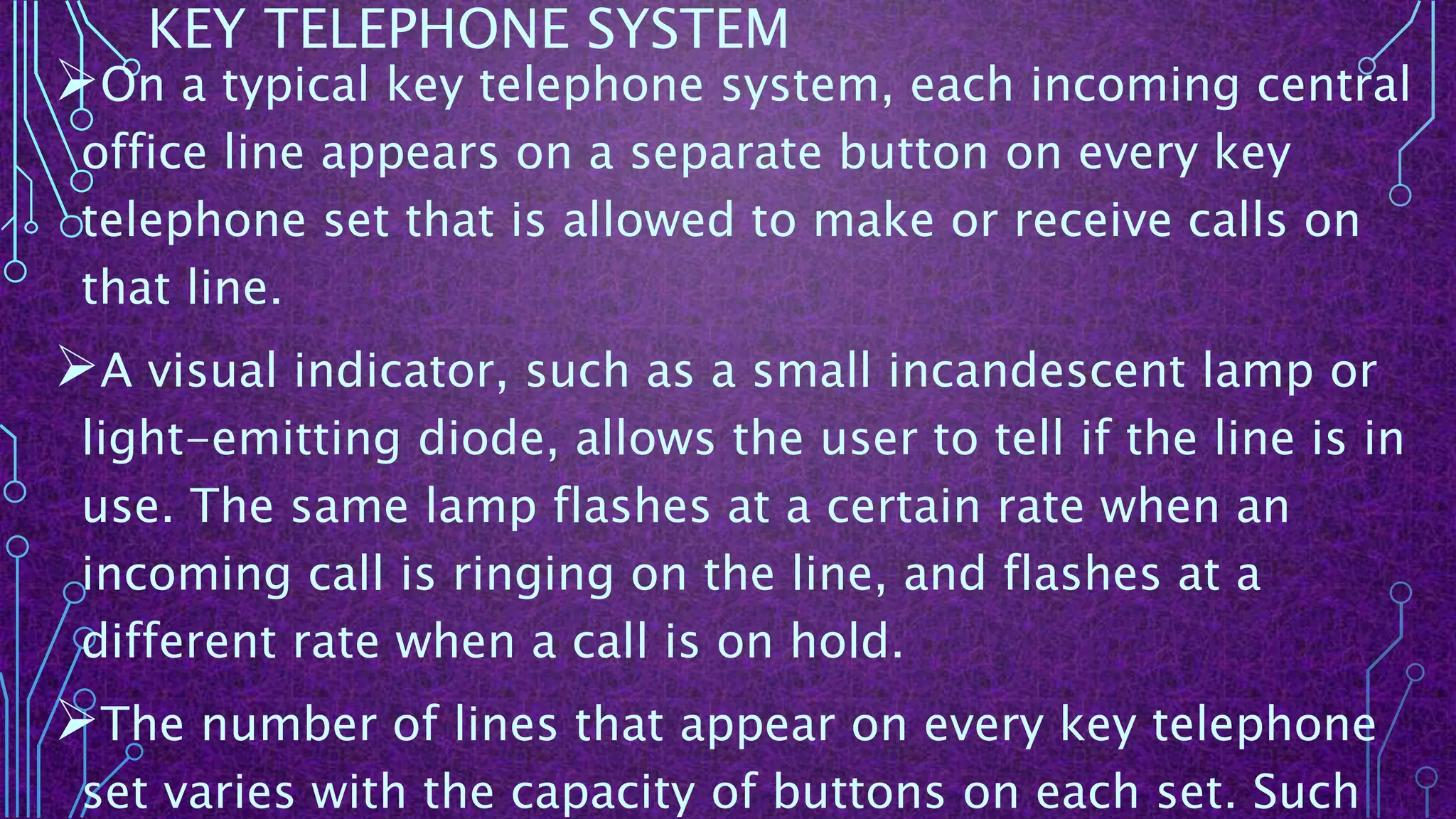 key telephone system and PABX.pptx