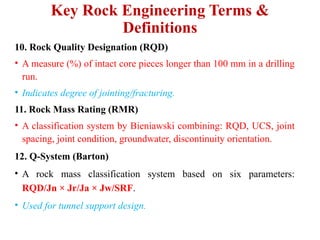 Orientation Rmr Comprehensive Introduction to Rock Engineering and Its Applications in ...