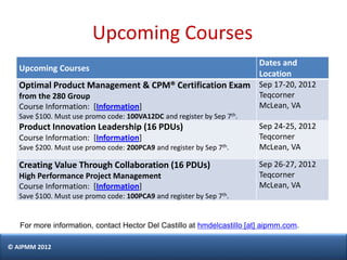 Key Tips To Prepare For An AIPMM CPM or CPMM Credential - H ...