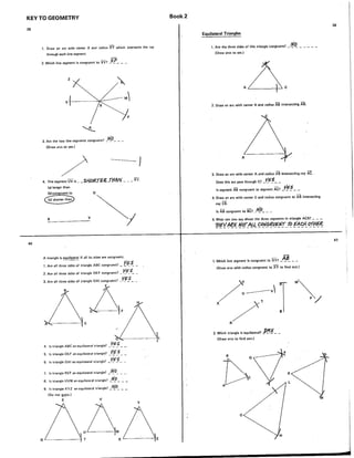 Key to Geometry - 2 - Answer Key | PDF