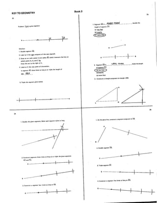Mathbits Com Answer Key Key to Geometry - 3 - Answer Key | PDF