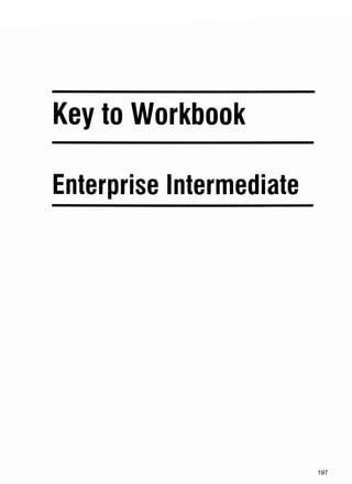 Key to workbook