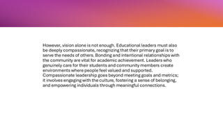 Key Traits for Success in Educational Leadership | PDF