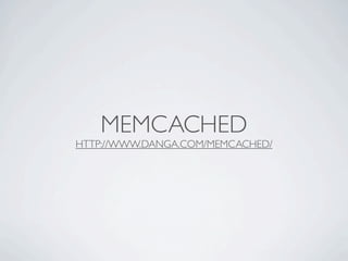 Key Value Stores and Document Databases