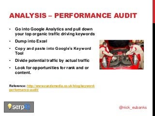 Keyword Research for SEO: Research, Analysis, and Evaluation Slide 23