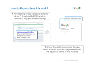 Google Adwords - Keywordless ads | PDF