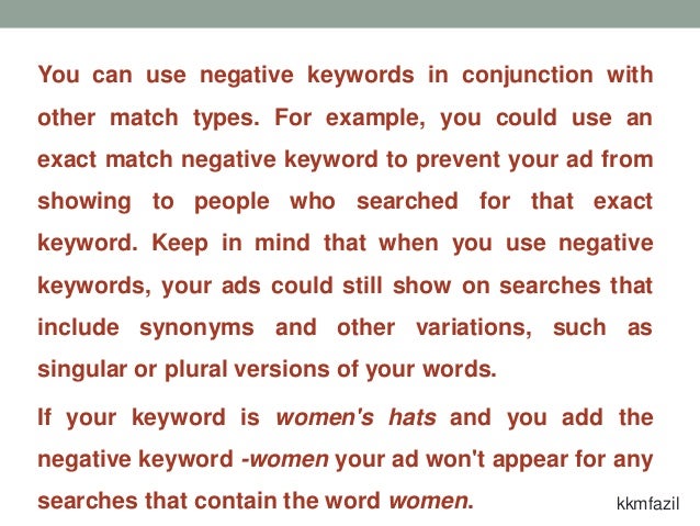 What Is Keyword Match Type
