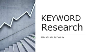 KEYWORD
Research
MD ASLAM PATWARY
 