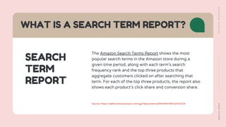 Amazon Keyword Research using Search Term Report | PDF