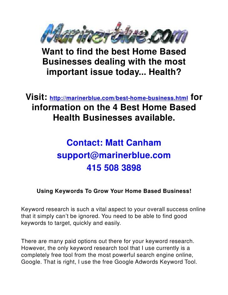 how to advertise your home based business