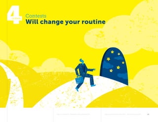 Why Contests Improve Philanthropy 	knightfoundation.org  #opencontests	 10 
lesson
Contests
Will change your routine
 