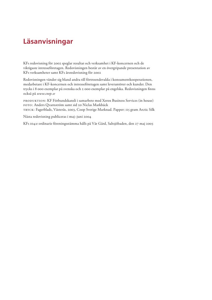 KF årsredovisning 2002